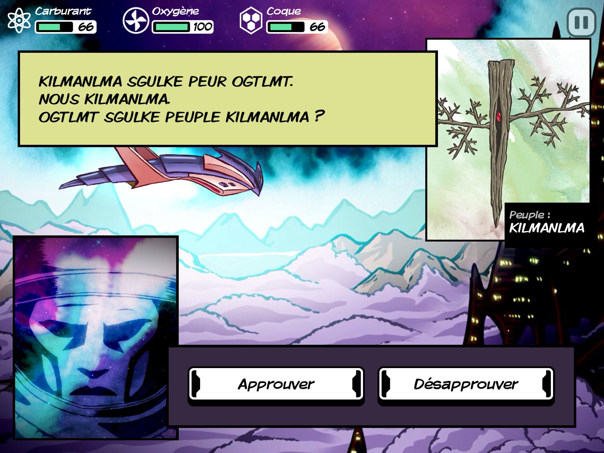 Screenshot de Out There (iPad)